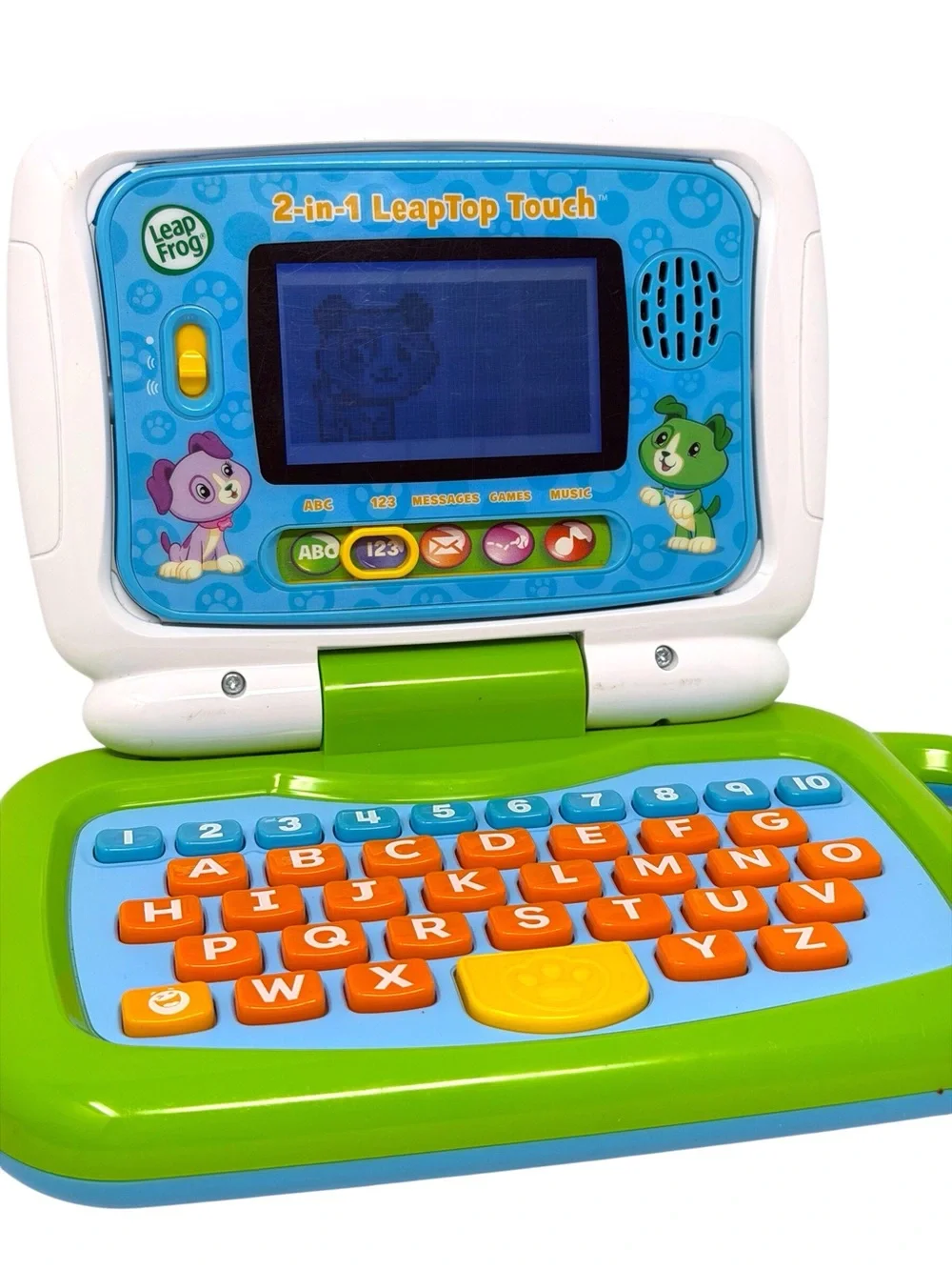 Leap Frog 2 in 1 Leaptop Touch Learning Educational Kids Toy Laptop EUC